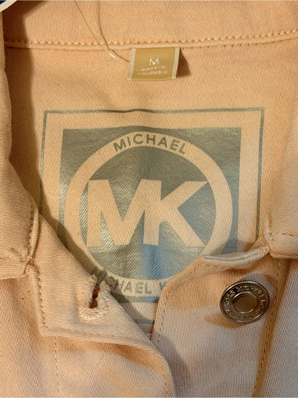 Michael Kors Light Pink Denim Jacket